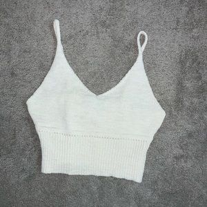 Beach White / Cream crop top